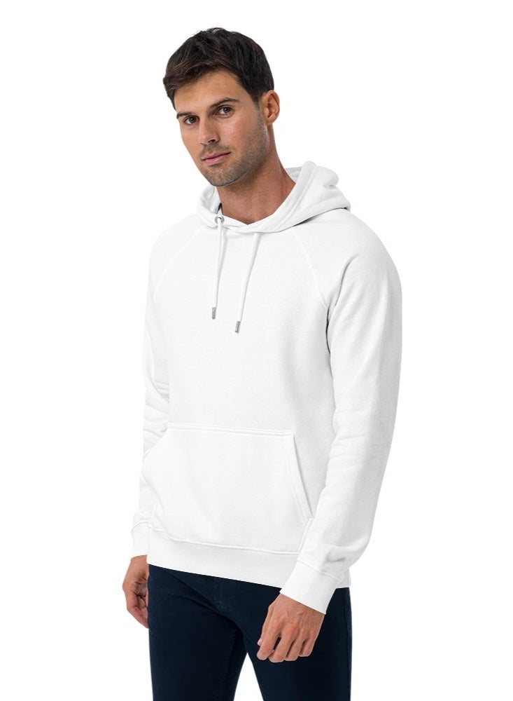 Basic White Hoodie with Pocket - Image 1